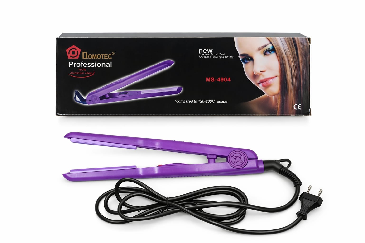 DOMOTEC Haarglätter MS-4904 Keramik (Lila)